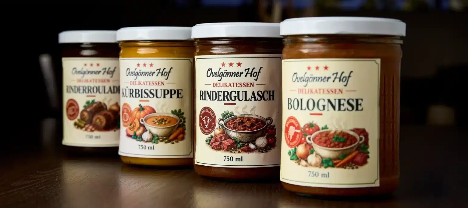 Auswahl unserer hausgemachten Gläser